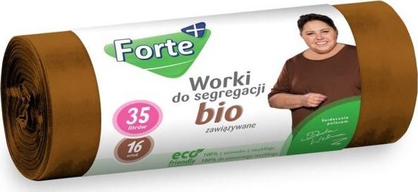 Affek Design FORTE Worki do segregacji 35L 16szt zawiązywane BIO 1