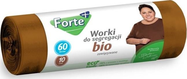 Affek Design FORTE Worki do segregacji 60L 10szt zawiązywane BIO 1