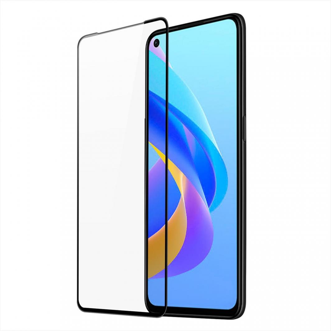 Dux Ducis Dux Ducis 9D Tempered Glass wytrzymałe szkło hartowane 9H na cały ekran z ramką Oppo A76 / Oppo A36 / Realme 9i czarny (case friendly) 1
