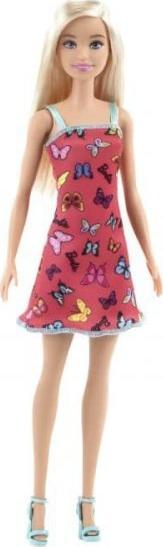 Lalka Barbie Barbie Szykowna Blondynka w sukience w motyle 1