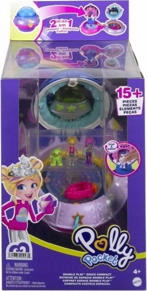 Figurka Mattel Figurki Polly Pocket Podw?jna zabawa Kosmiczna przygoda Zestaw kompaktowy 1