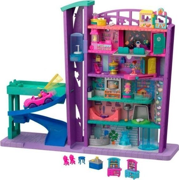 Mattel Zestaw Polly Pocket Centrum handlowe Pollyville GWV02 1