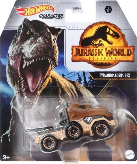Hot Wheels Samochodzik Jurrasic World Tyrannosaurus Rex 1