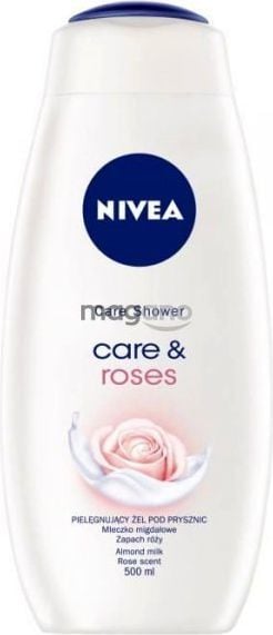 Nivea Care & Roses Żel pod prysznic (W) 500ML 1