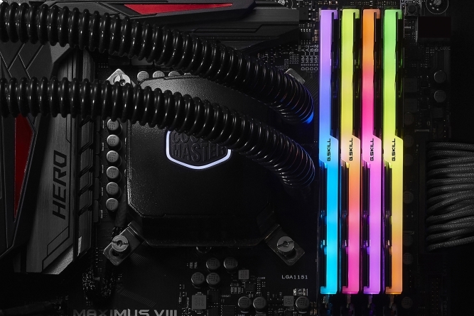 メモリー G.SKILL Trident Z  DDR4 3200MHz16GB G.Skill Trident Z RGB, DDR4, 16 GB, 3200MHz, CL16 (F4