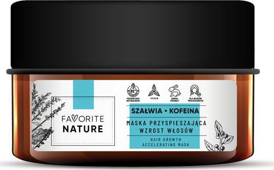 Favorite Nature Favorite Nature Maska przyspieszająca wzrost włosów - Szałwia i Kofeina  200ml 1