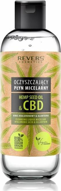 Revers Hemp Seed Oil&CBD Oczyszczający płyn micelarny z olejem konopnym 500ml 1