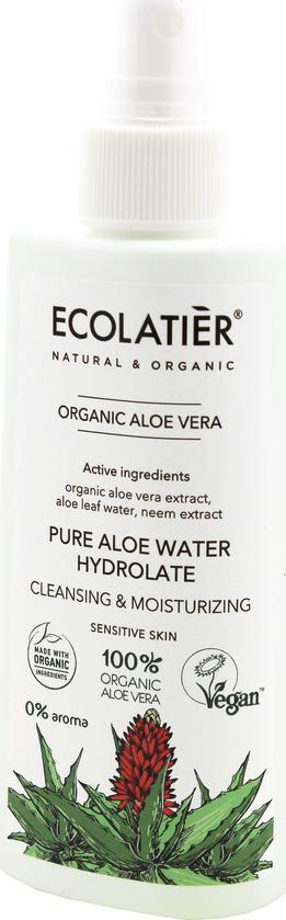 Ecolatier ECOLATIER Organic Aloe Vera Hydrolat do twarzy - cera wrażliwa 150ml 1