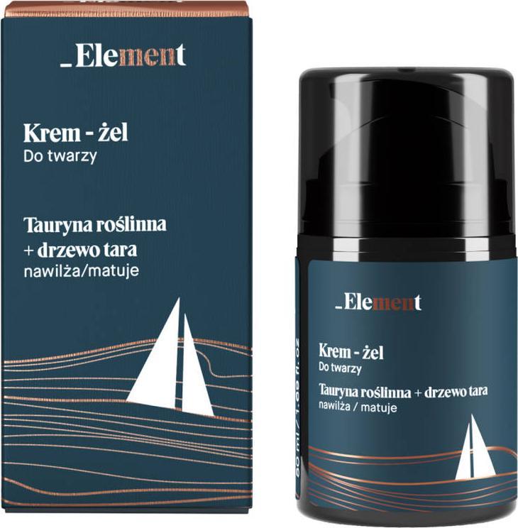 Element Element Men Krem-żel do twarzy Tauryna Roślinna + Drzewo Tara  50ml 1
