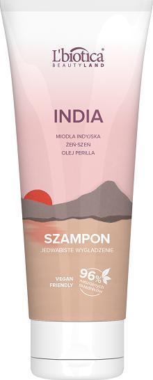 Lbiotica  L'BIOTICA Beauty Land India Szampon do włosów Jedwabiste Wygładzenie 200ml 1