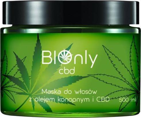 BIOnly BIOnly CBD Maska do włosów z olejem konopnym 500ml 1