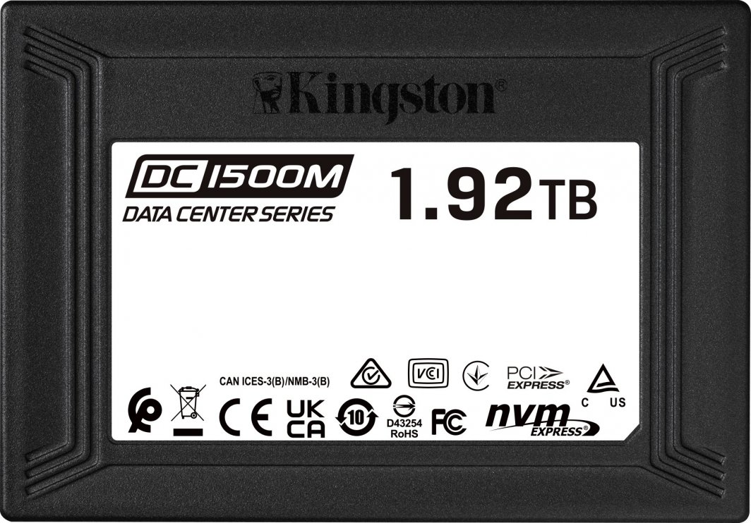 Dysk serwerowy Kingston DC1500M 1.92TB U.2 PCI-E x4 Gen 3.0 NVMe  (SEDC1500M/1920G) 1