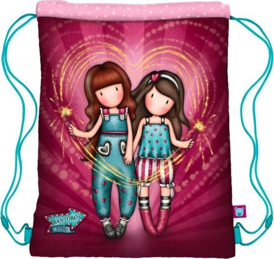 Santoro London Plecak, Worek Szkolny - Gorjuss - Fairground - Fireworks 1