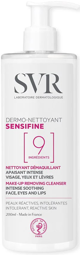 SVR Sensifine Dermo-Nettoyant Kojący krem-żel oczyszczający dla skóry wrażliwej 400ml 1