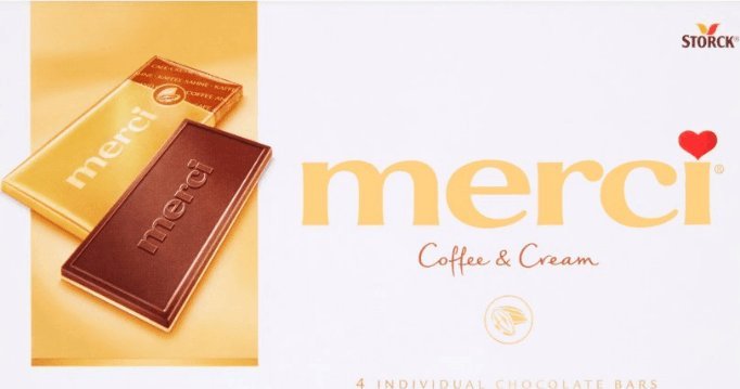 MERCI Czekolada Kawowo-Śmietankowa -100G 1