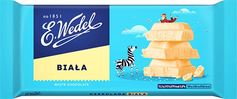 WEDEL Czekolada Biała (80g) 1