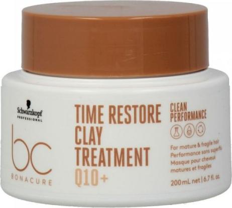 Schwarzkopf Maska do Włosów Cienkich Schwarzkopf Bonacure Time Restore Clay (200 ml) 1