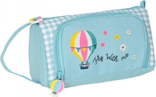 Piórnik Blackfit8 Torba szkolna BlackFit8 Fly with me Biały Błękitne niebo (20 x 11 x 8.5 cm) (32 Części) 1