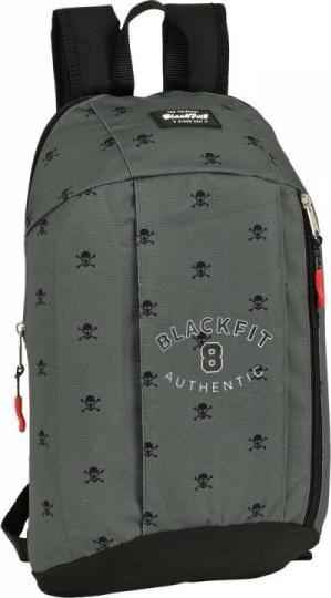 Blackfit8 Plecak Casual BlackFit8 Skull Czarny Szary (22 x 39 x 10 cm) 1