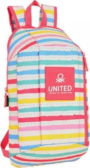 Benetton Plecak Casual Benetton Rayitas Wielokolorowy (22 x 39 x 10 cm) 1