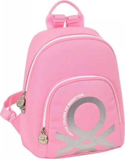 Benetton Plecak Casual Benetton Flamingo pink Różowy (25 x 30 x 13 cm) 1