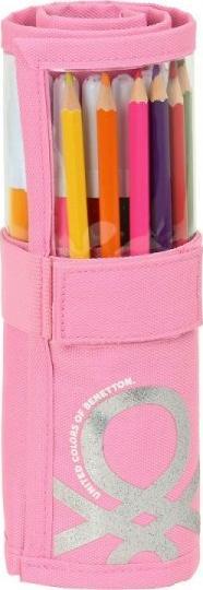 Piórnik Benetton Piórnik Benetton Flamingo Pink Walcowanie Różowy (27 Części) (7 x 20 x 7 cm) 1
