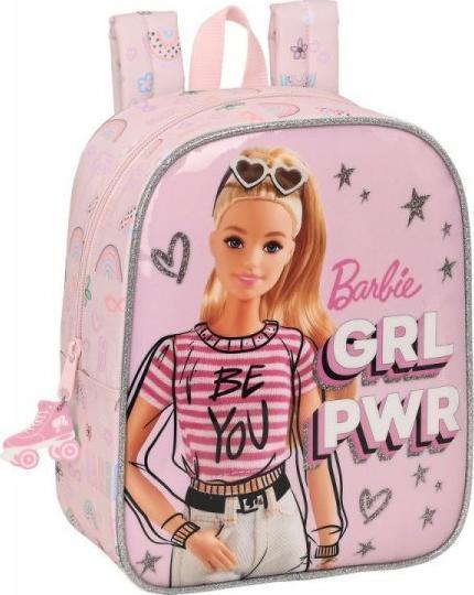 Barbie Plecak szkolny Barbie Sweet Różowy (22 x 27 x 10 cm) 1
