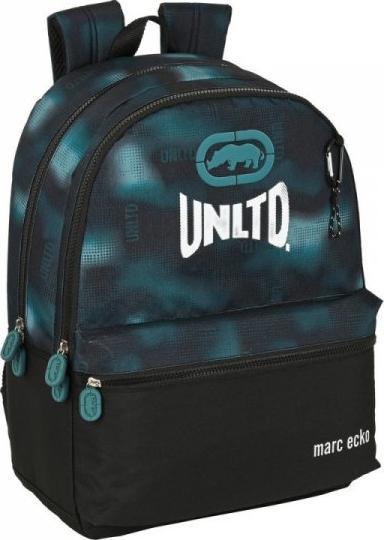 eck unltd. Plecak szkolny Eck Unltd. Czarny Niebieski (32 x 45 x 16 cm) 1