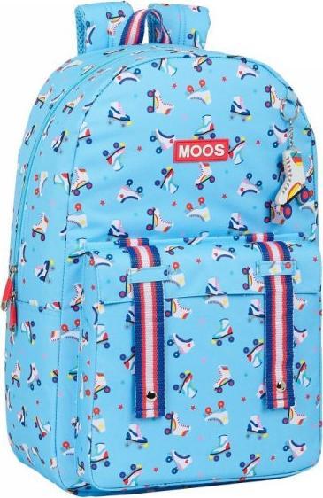 Moos Plecak szkolny Rollers Moos Wielokolorowy Jasnoniebieski 1