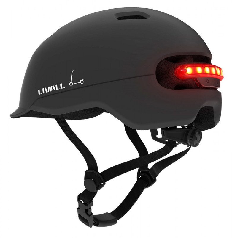 Livall Kask elektryczny na skuter Livall C20 Czarny Rozmiar M 1
