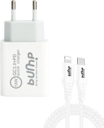 Ładowarka Bump Ładowarka Sieciowa + Kabel Lightning 1