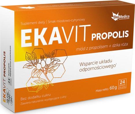 Ekamedica EKAVIT Propolis z Miodem 24 szt. EKAMEDICA 1