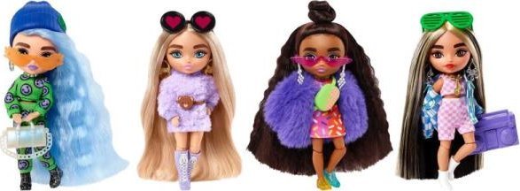 Lalka Barbie Mattel Barbie Extra Mini HGP62 mix 1szt. 1