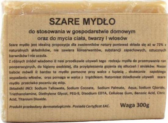 CARMEN Carmen Szare Mydło 300G Do Mycia Ciała Włosów 1