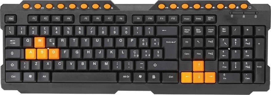 Klawiatura Omega OK-26 Przewodowa Czarna IT (OK026IT) 1