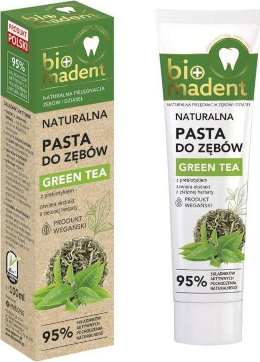 Annabis Bio Madent konopna pasta do zębów green tea 100 m 1