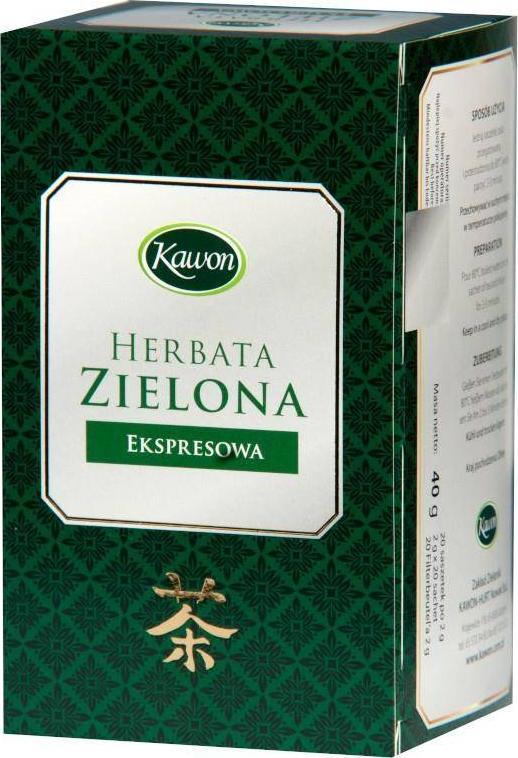 KAWON Kawon Herbata Zielona expresowa 20x2g 1
