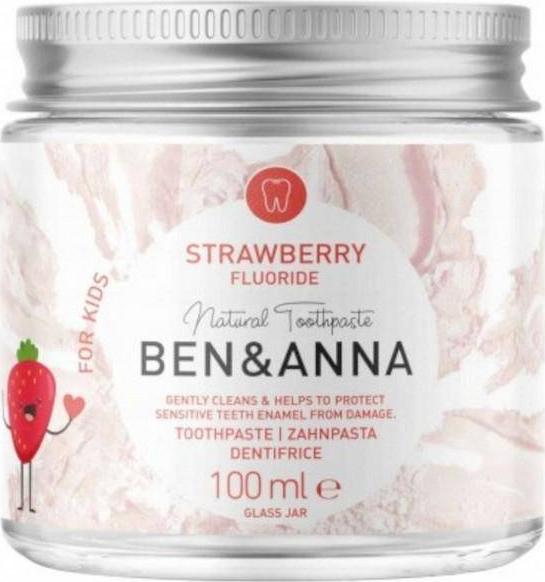 Ben&Anna Ben&anna Naturalna Pasta Do Zębów Strawberry 100ml 1