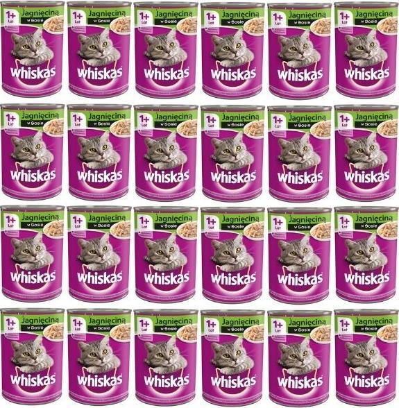 Whiskas WHISKAS Adult puszka jagnięcina w sosie 24400 1