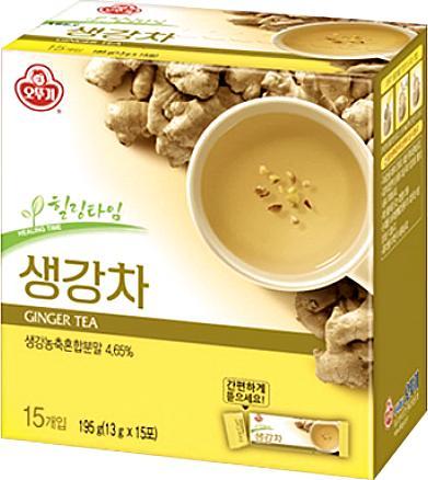 OTTOGI Saenggang-cha, herbata imbirowa instant (15 x 13g) 195g - Ottogi 1