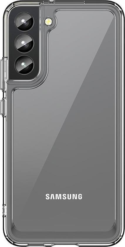 Braders Etui Outer Braders sztywny pokrowiec z żelową ramką do Samsung Galaxy S22 Plus przezroczysty 1