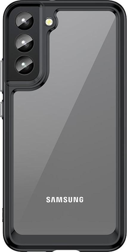 Braders Etui Outer Braders sztywny pokrowiec z żelową ramką do Samsung Galaxy S22 Plus czarny 1