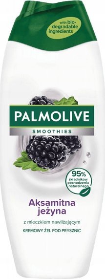 Colgate Palmolive Smoothies Kremowy Żel pod prysznic z mleczkiem nawilżającym Aksamitna Jeżyna 500ml 1