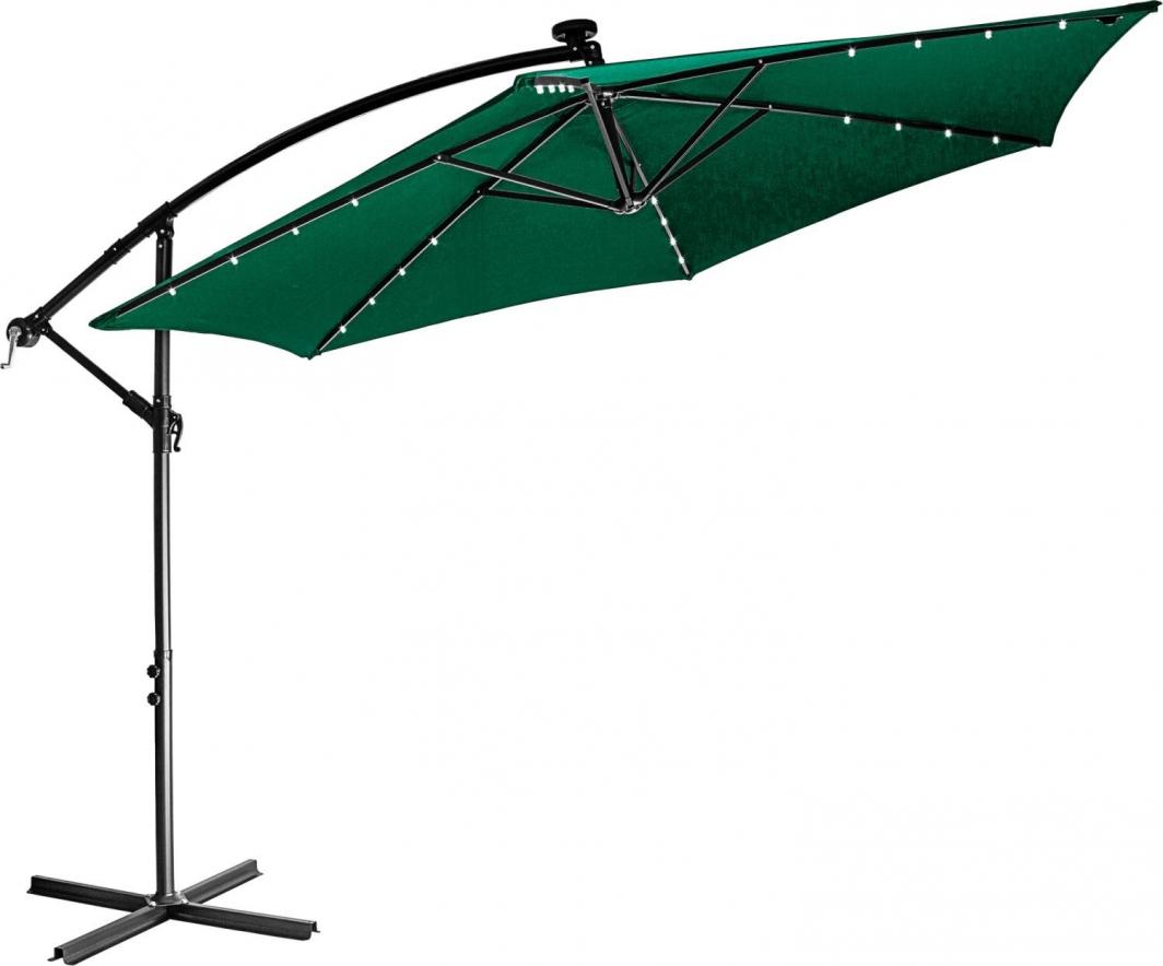 Stilista ZIELONY PARASOL OGRODOWY 3M LED OGRÓD Z KORBKĄ Unw 1