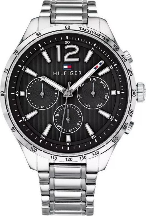 Zegarek Tommy Hilfiger Zegarek Męski Tommy Hilfiger 1791469 Srebrna bransoleta 1