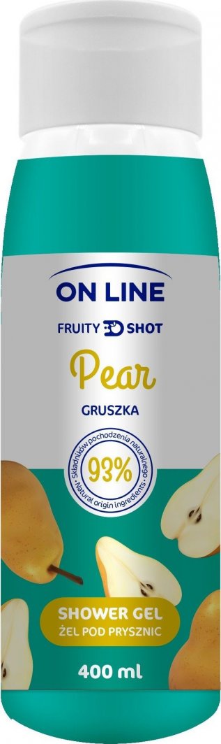 Forte Sweeden On Line Fruity Shot Żel pod prysznic Pear (Gruszka) 400ml 1