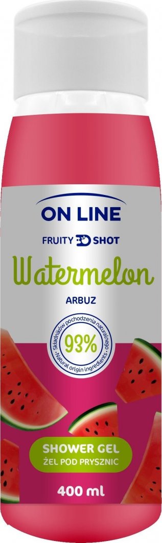 Forte Sweeden On Line Fruity Shot Żel pod prysznic Watermelon (Arbuz) 400ml 1