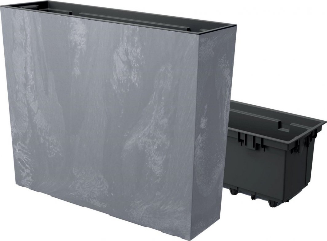 Prosperplast Vaso urbi Case Beton Effect w, dimensioni (mm) 395 x 185 x 195, colore calcestruzzo