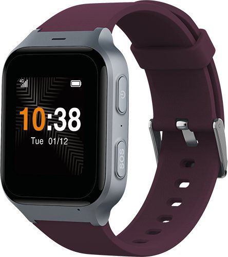 Smartwatch TCL MT43AX Bordowy  (99931840) 1