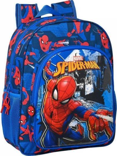 Spiderman Plecak szkolny Spiderman Great power Czerwony Niebieski (32 x 38 x 12 cm) 1